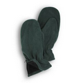 Hunter Green Fleece Zipper Mittens